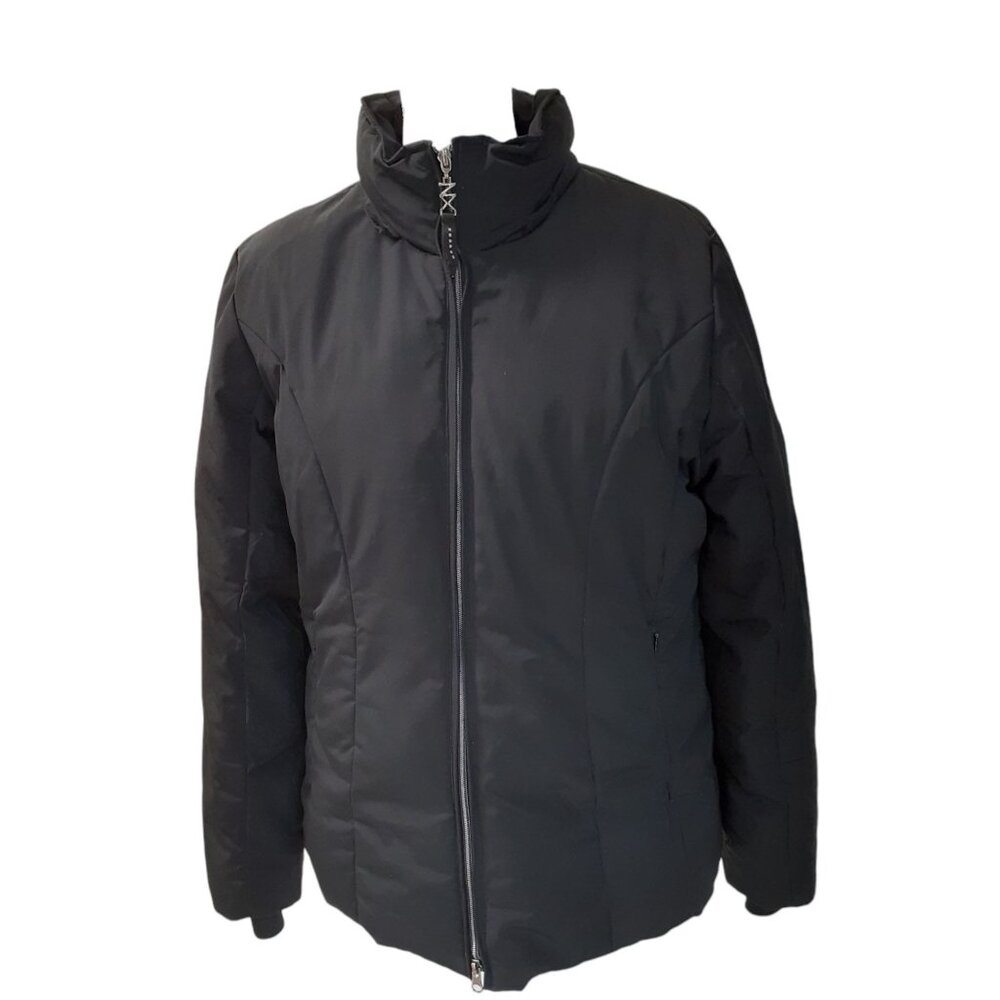Zero X Posure Youth Black Full Zip Jacket Size Large Activewear Pocket Holder